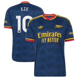 Arsenal adidas Away Shirt 2026-27 with Eze 10 printing