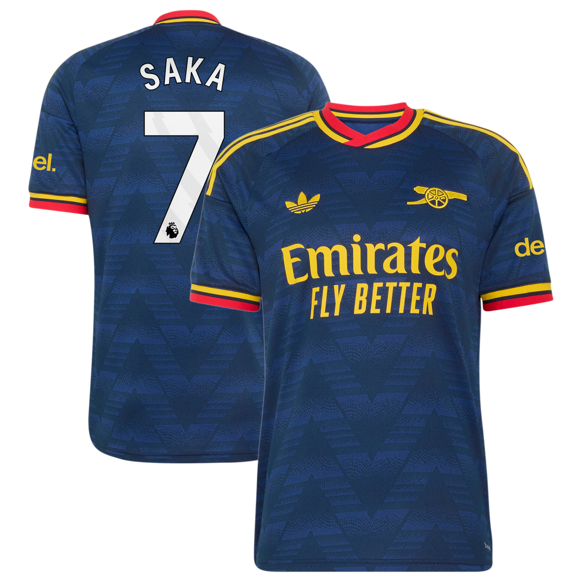 Arsenal adidas Away Shirt 2026-27 with Saka 7 printing