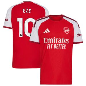 Arsenal adidas Home Authentic Shirt 2026-27 with Eze 10 printing