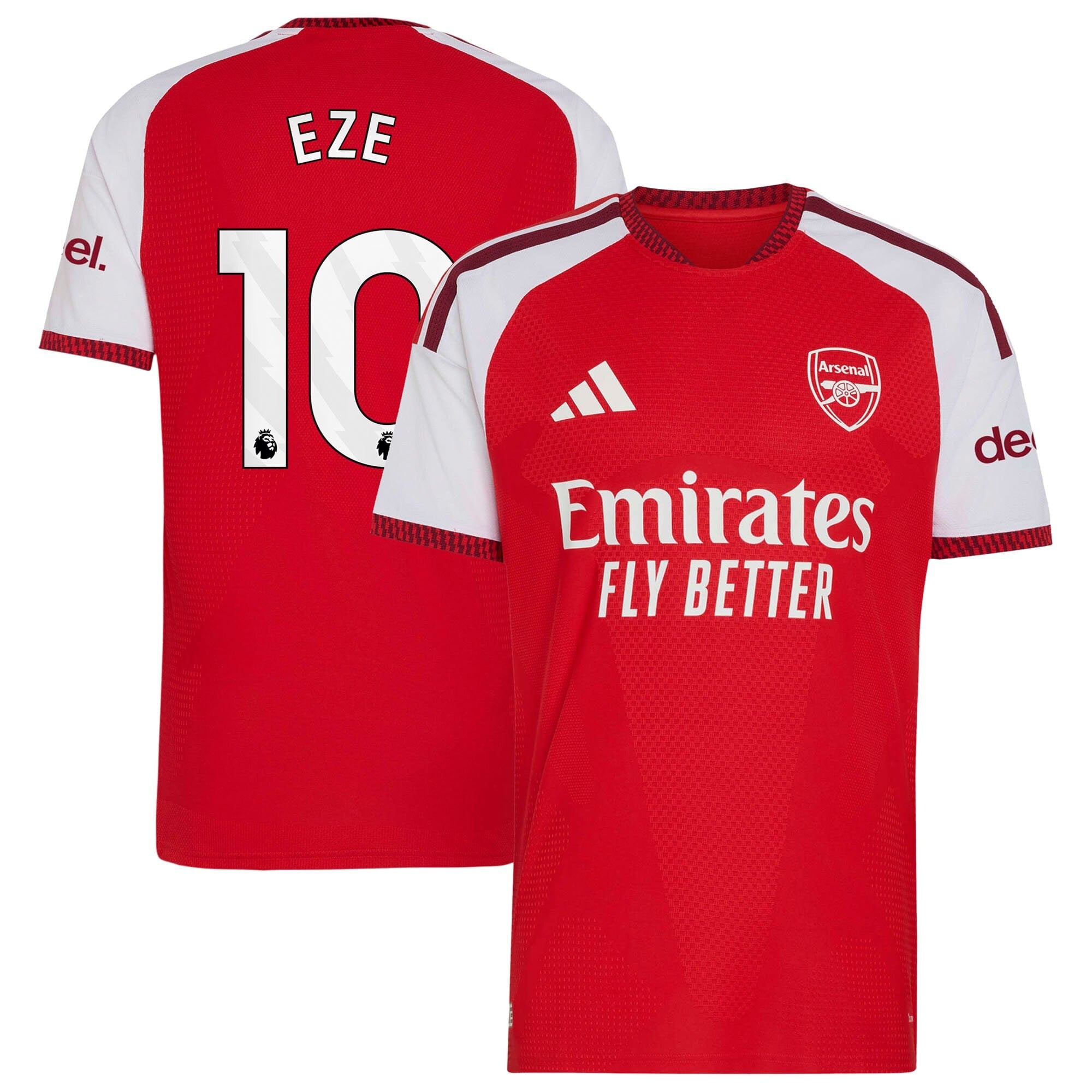 Arsenal adidas Home Authentic Shirt 2026-27 with Eze 10 printing