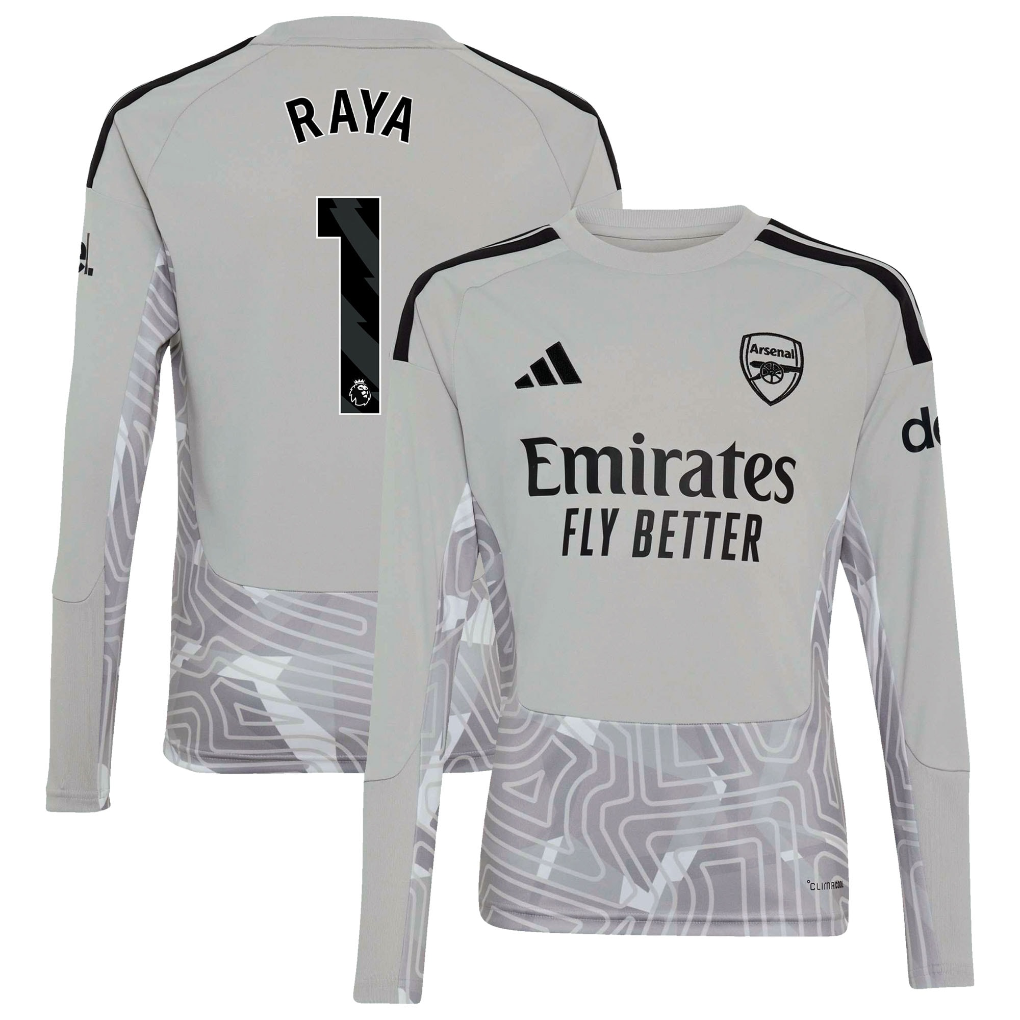Arsenal adidas Home Goalkeeper Shirt 2026-27 - Kids with Raya 1 printing
