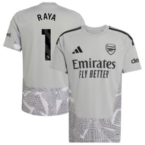 Arsenal adidas Home Goalkeeper Shirt 2026-27 with Raya 1 printing