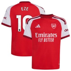 Arsenal adidas Home Shirt 2026-27 - Kids with Eze 10 printing