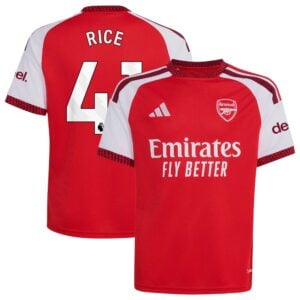 Arsenal adidas Home Shirt 2026-27 - Kids with Rice 41 printing