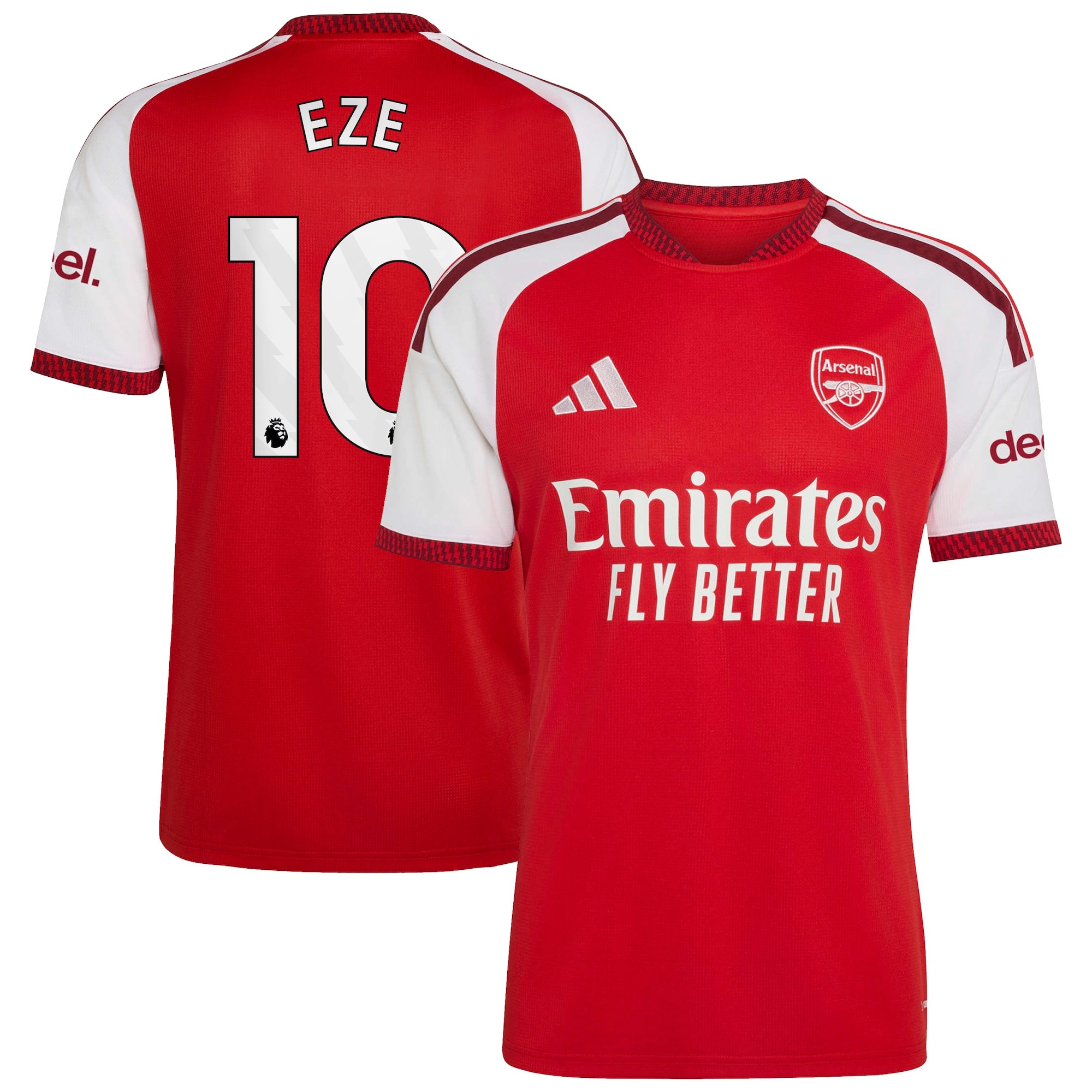 Arsenal adidas Home Shirt 2026-27 with Eze 10 printing