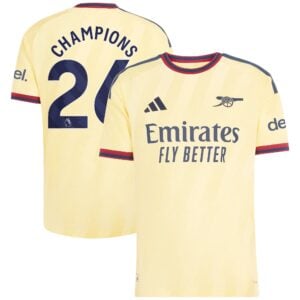 Arsenal adidas Third Authentic Shirt 2026-27 with Champions 26 printing