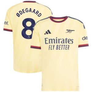 Arsenal adidas Third Authentic Shirt 2026-27 with Ødegaard 8 printing
