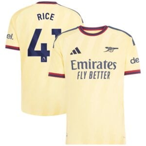 Arsenal adidas Third Authentic Shirt 2026-27 with Rice 41 printing