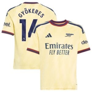 Arsenal adidas Third Shirt 2026-27 - Kids with Gyökeres 14 printing