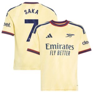 Arsenal adidas Third Shirt 2026-27 - Kids with Saka 7 printing