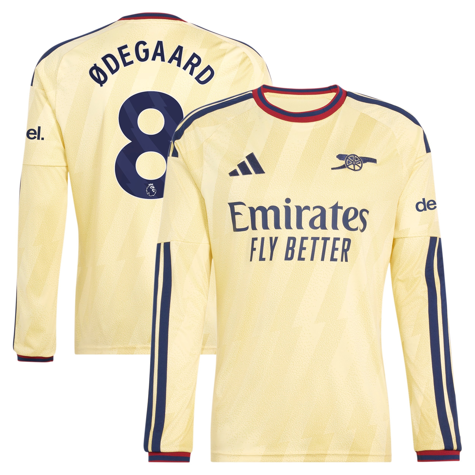 Arsenal adidas Third Shirt 2026-27 - Long Sleeve with Ødegaard 8 printing