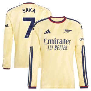 Arsenal adidas Third Shirt 2026-27 - Long Sleeve with Saka 7 printing