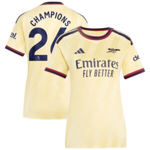 Arsenal adidas Third Shirt 2026-27 - Womens with Champions 26 printing