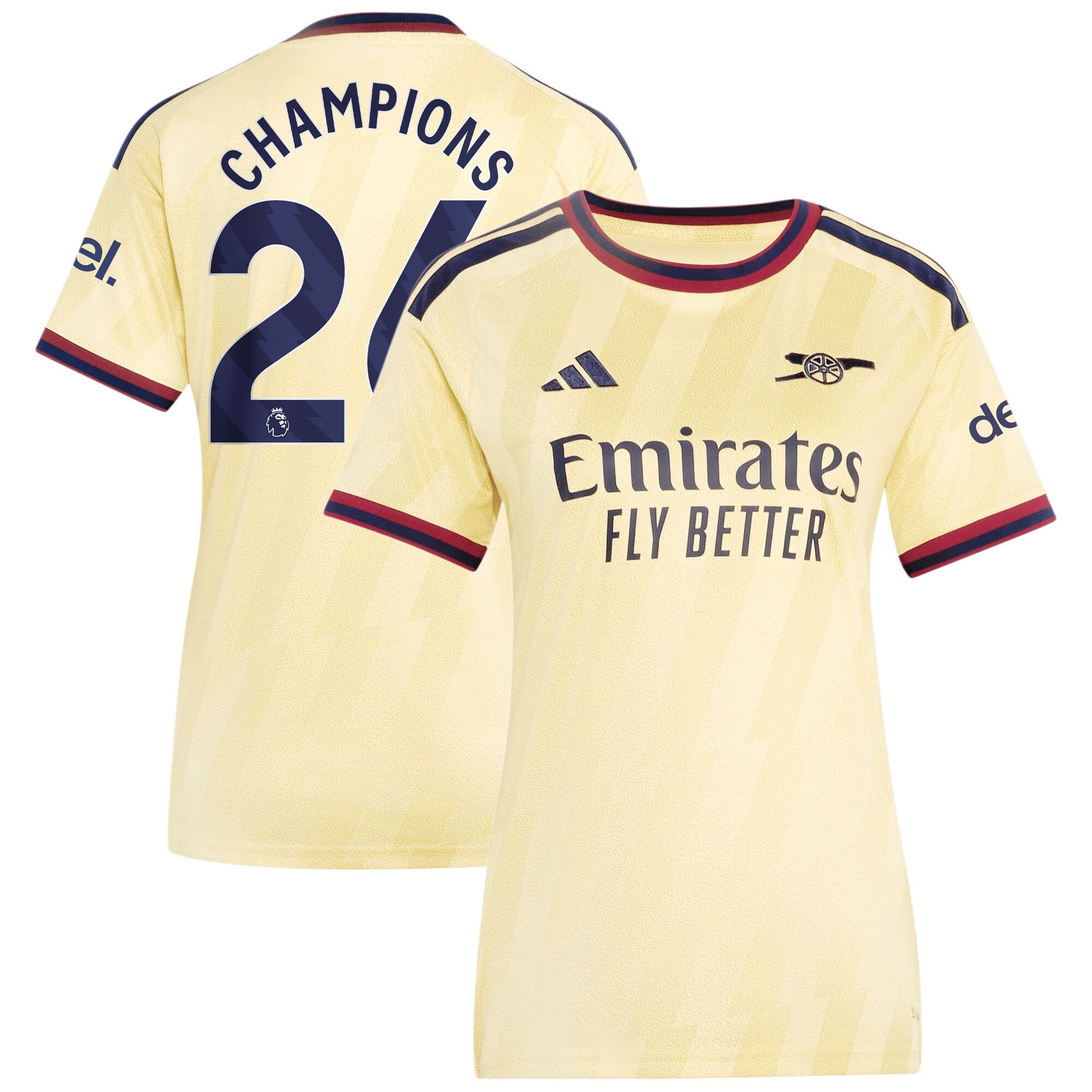 Arsenal adidas Third Shirt 2026-27 - Womens with Champions 26 printing