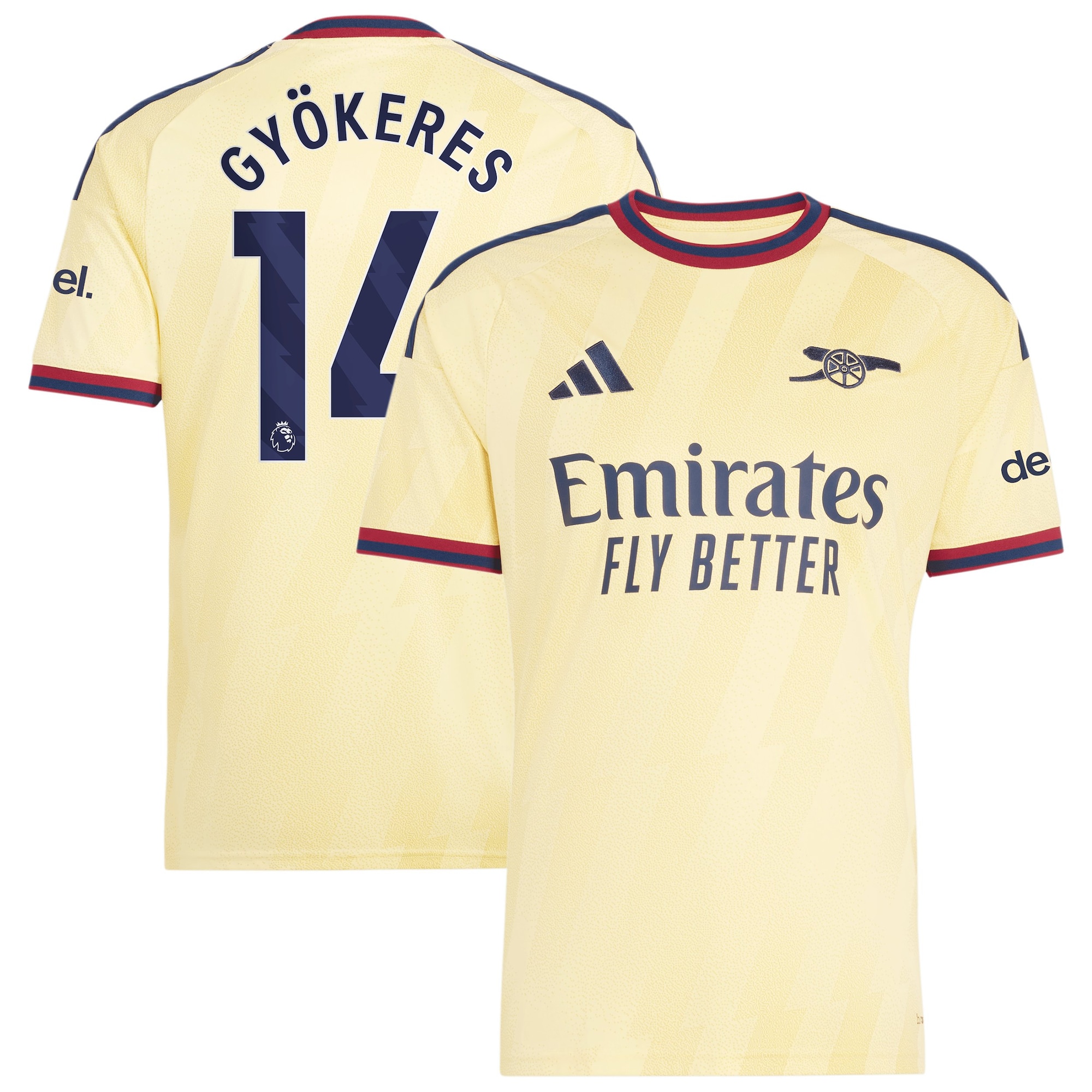 Arsenal adidas Third Shirt 2026-27 with Gyökeres 14 printing