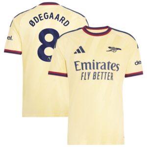 Arsenal adidas Third Shirt 2026-27 with Ødegaard 8 printing