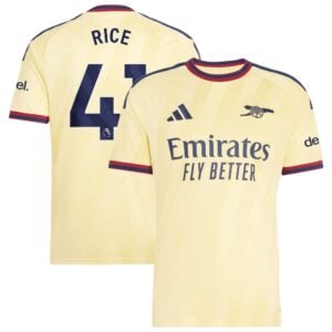 Arsenal adidas Third Shirt 2026-27 with Rice 41 printing