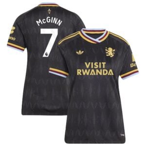 Aston Villa adidas Away Authentic Shirt 2026-27 - Womens with Mcginn 7 printing