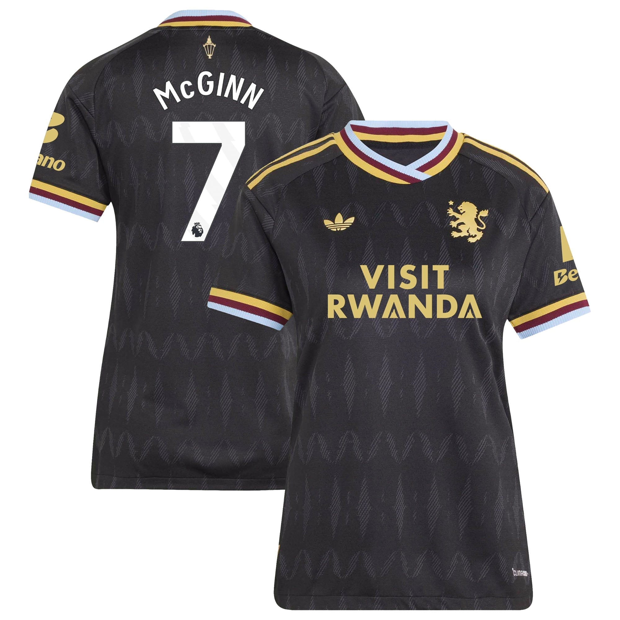 Aston Villa adidas Away Authentic Shirt 2026-27 - Womens with Mcginn 7 printing