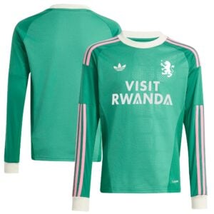 Aston Villa adidas Away Goalkeeper Shirt 2026-27 - Long Sleeve - Kids