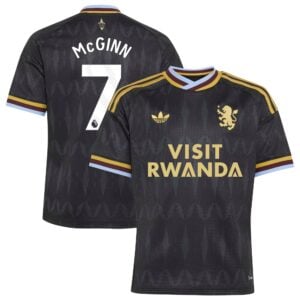 Aston Villa adidas Away Shirt 2026-27 - Kids with Mcginn 7 printing