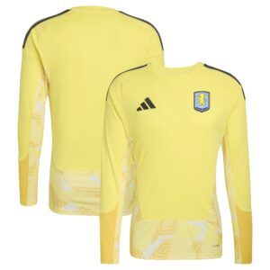 Aston Villa adidas Goalkeeper Shirt 2026-27 - Long Sleeve - Kids