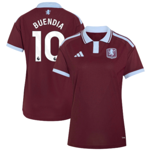 Aston Villa adidas Home Authentic Shirt 2026-27 - Womens with Buendia 10 printing