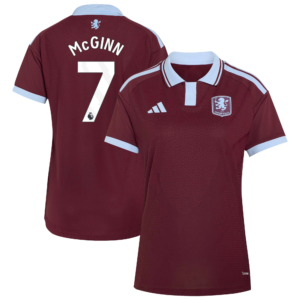 Aston Villa adidas Home Authentic Shirt 2026-27 - Womens with McGinn 7 printing