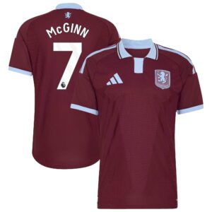 Aston Villa adidas Home Authentic Shirt 2026-27 with McGinn 7 printing