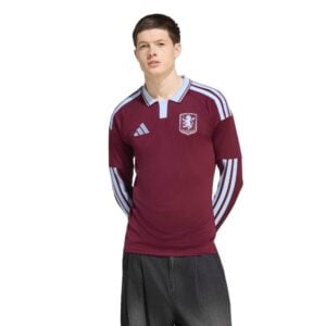 Aston Villa adidas Home Shirt 2026-27 - Long Sleeve