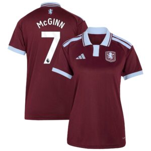 Aston Villa adidas Home Shirt 2026-27 - Womens with McGinn 7 printing
