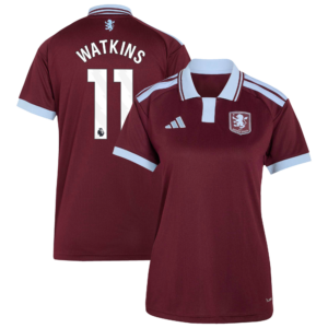 Aston Villa adidas Home Shirt 2026-27 - Womens with Watkins 11 printing