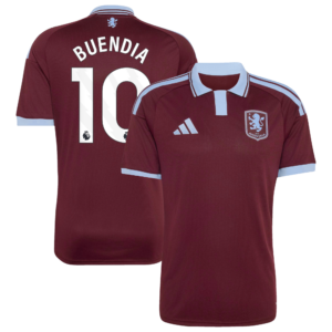 Aston Villa adidas Home Shirt 2026-27 with Buendia 10 printing