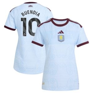 Aston Villa adidas Third Authentic Shirt 2026-27 - Womens with Buendia 10 printing