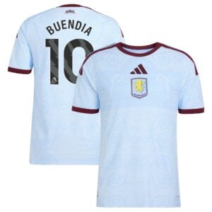 Aston Villa adidas Third Authentic Shirt 2026-27 with Buendia 10 printing