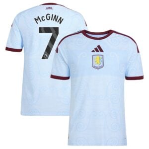 Aston Villa adidas Third Authentic Shirt 2026-27 with Mcginn 7 printing