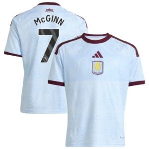 Aston Villa adidas Third Shirt 2026-27 - Kids with Mcginn 7 printing