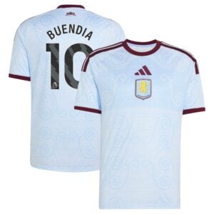 Aston Villa adidas Third Shirt 2026-27 with Buendia 10 printing