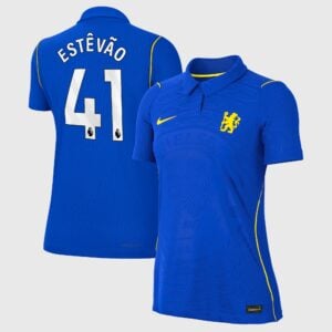 Chelsea Nike Home Aero-FIT Match Shirt 2026-27 - Womens with Estêvão 41 printing