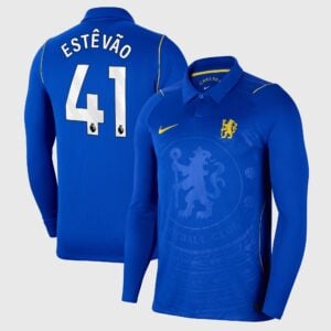 Chelsea Nike Home Stadium Shirt 2026-27 - Long Sleeve with Estêvão 41 printing
