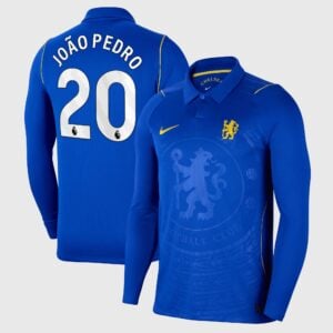 Chelsea Nike Home Stadium Shirt 2026-27 - Long Sleeve with João Pedro 20 printing