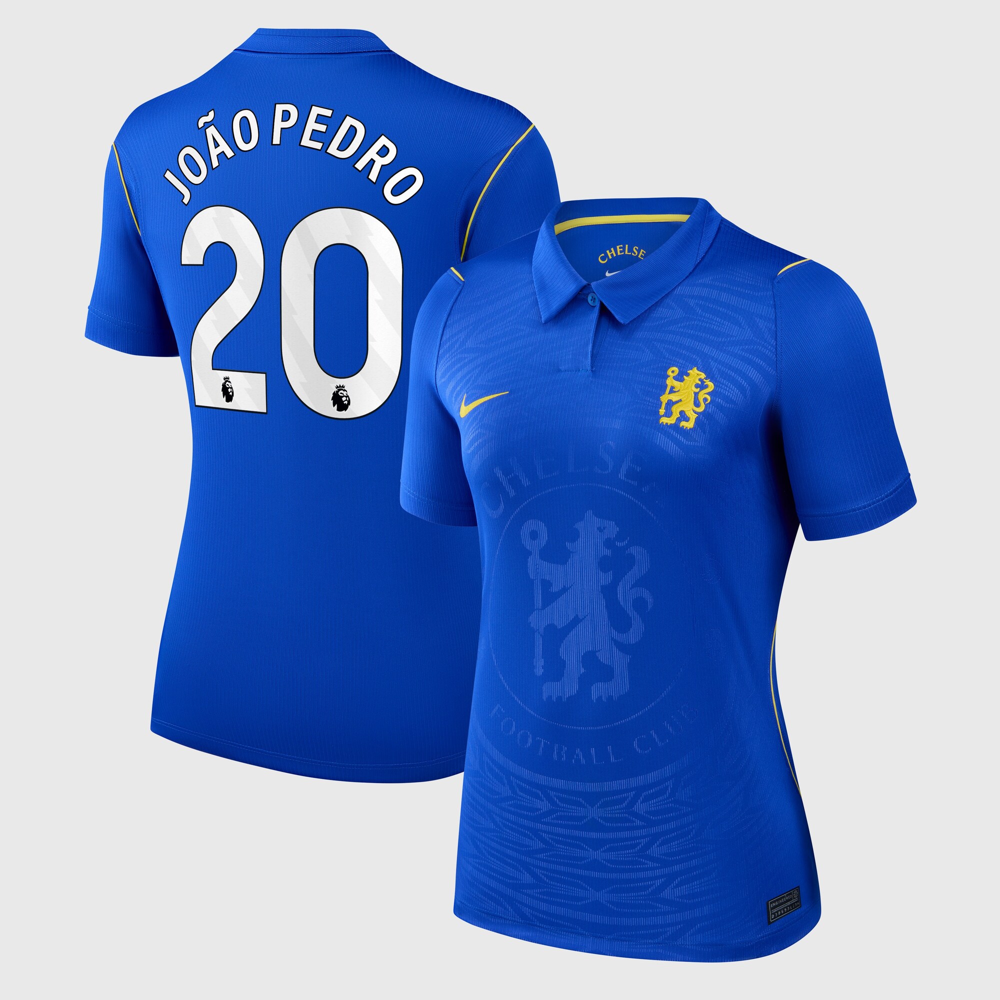Chelsea Nike Home Stadium Shirt 2026-27 - Womens with João Pedro 20 printing
