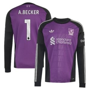 Liverpool adidas Away Goalkeeper Shirt 2026-27 - Long Sleeve with A.Becker 1 printing