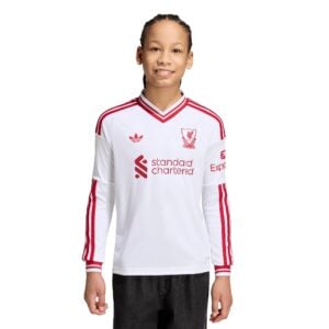 Liverpool adidas Away Shirt 2026-27 - Kids - Long Sleeve
