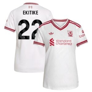 Liverpool adidas Away Shirt 2026-27 - Womens with Ekitike 22 printing