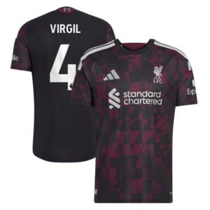 Liverpool adidas Third Authentic Shirt 2026-27 with Virgil 4 printing