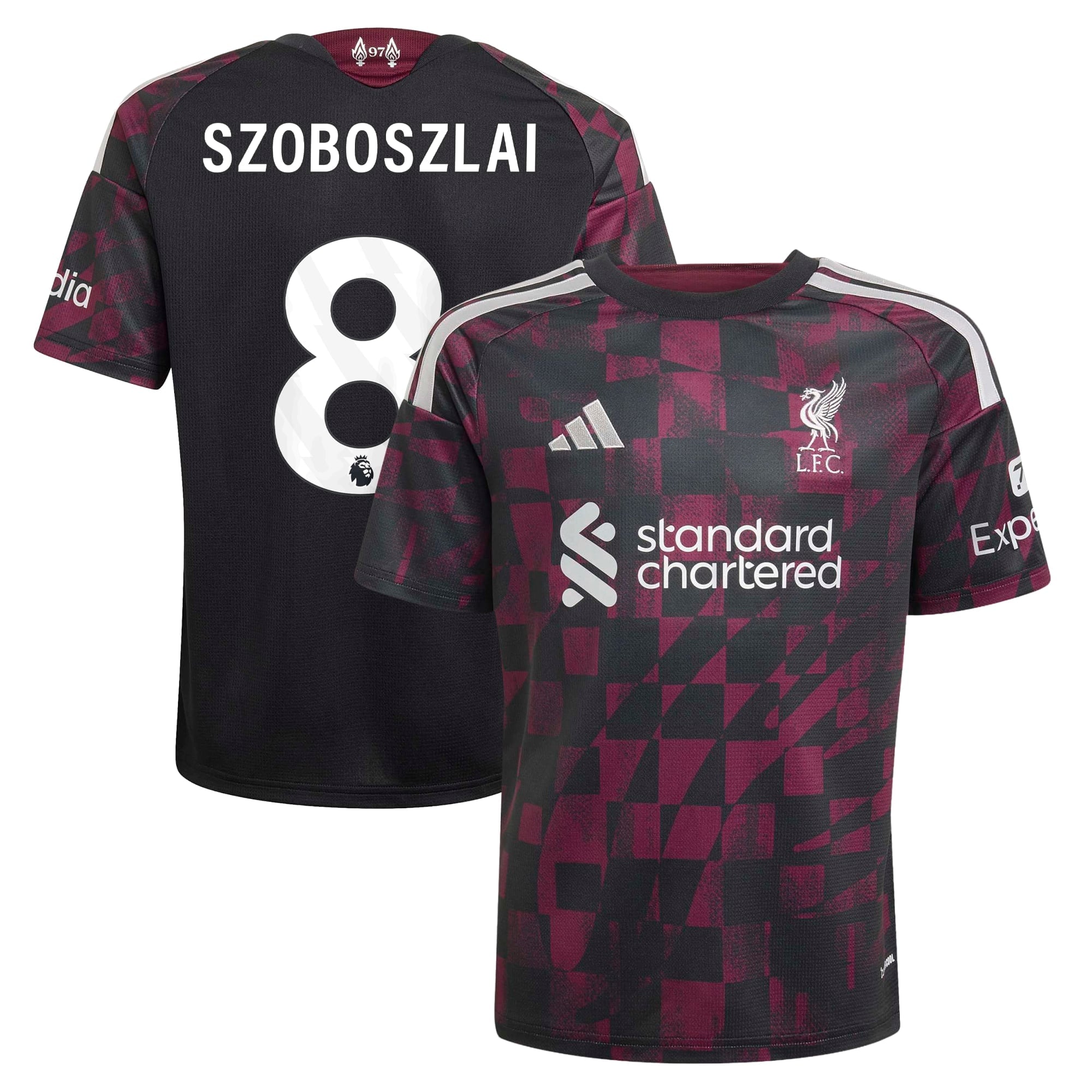 Liverpool adidas Third Shirt 2026-27 - Kids with Szoboszlai 8 printing
