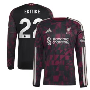 Liverpool adidas Third Shirt 2026-27 - Long Sleeve with Ekitike 22 printing