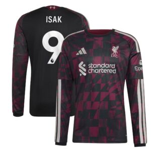 Liverpool adidas Third Shirt 2026-27 - Long Sleeve with Isak 9 printing