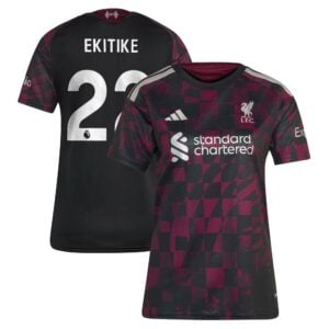 Liverpool adidas Third Shirt 2026-27 - Womens with Ekitike 22 printing